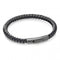 Fred Bennett Grey & Blue Leather Woven Bracelet B5062Fred BennettB5062