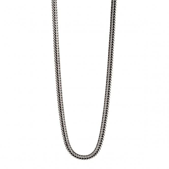 Oxidised Fox Tail Chain Necklace N4277