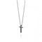 Fred Bennett Stainless Steel Black Cross Pendant P3006Fred BennettP3006