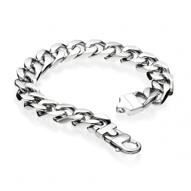 Stainless Steel Curb Bracelet B3896