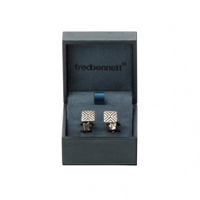 Fred Bennett Steel Cufflinks V381Fred BennettV381