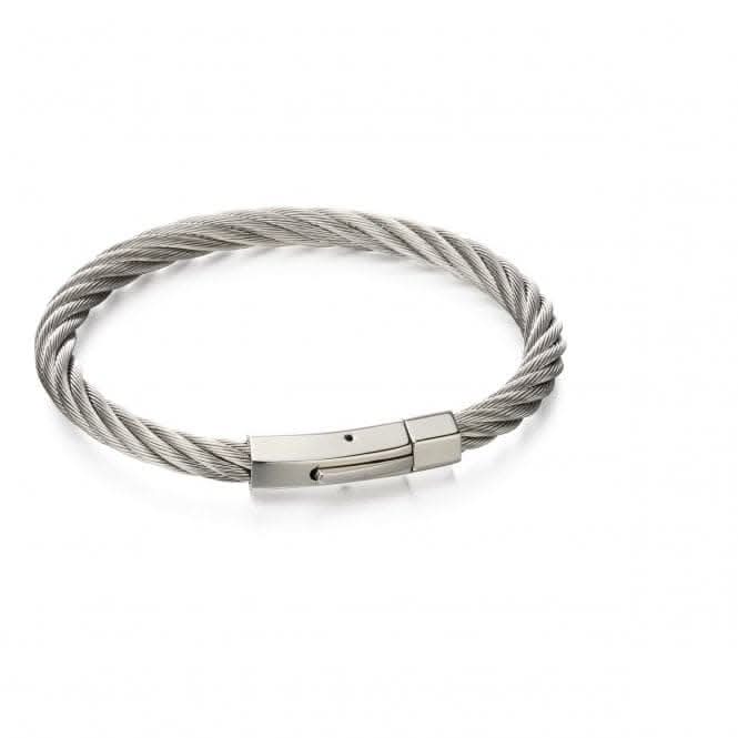 Twisted Wire Cable Bracelet B5053