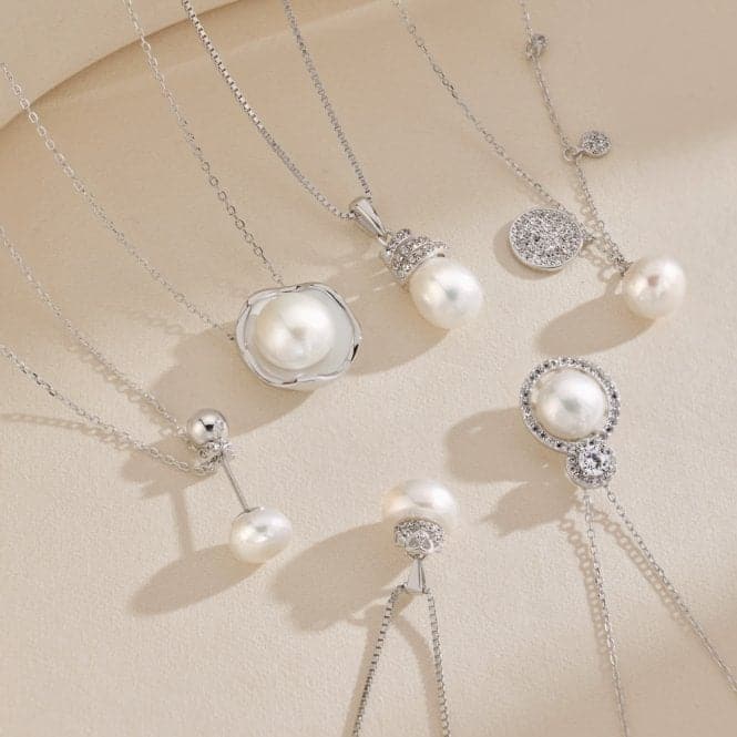 Fresh Water Pearl Disc Necklace ERLN018Ellie Rose LondonERLN018