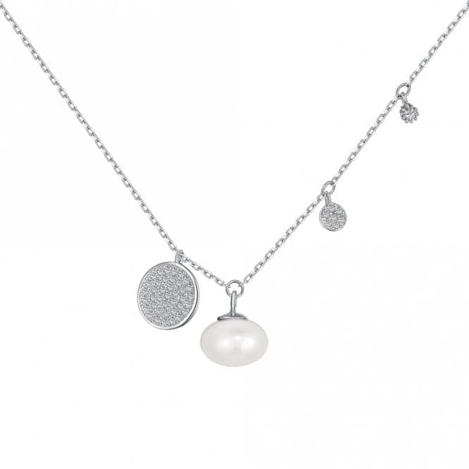 Fresh Water Pearl Disc Necklace ERLN018Ellie Rose LondonERLN018