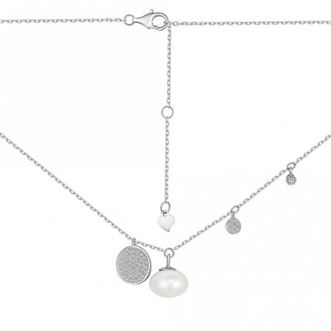 Fresh Water Pearl Disc Necklace ERLN018Ellie Rose LondonERLN018