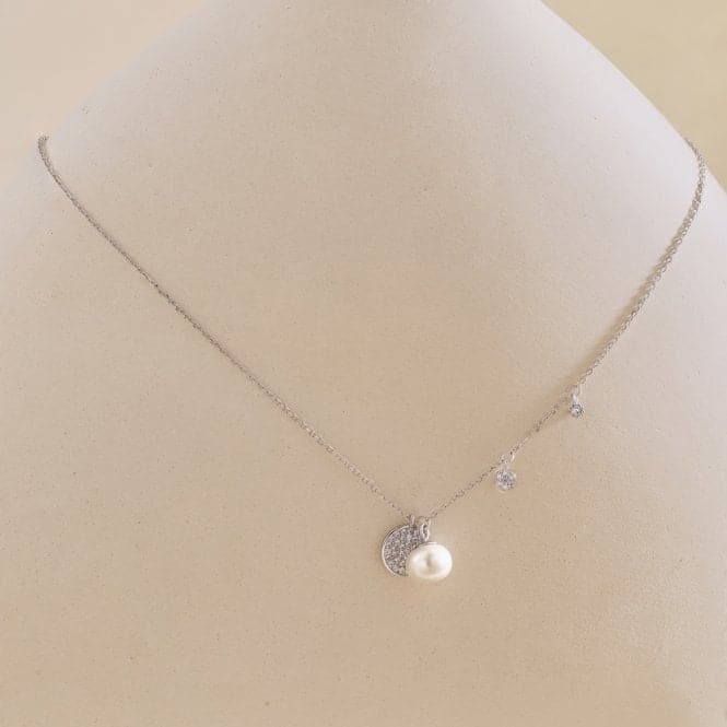 Fresh Water Pearl Disc Necklace ERLN018Ellie Rose LondonERLN018
