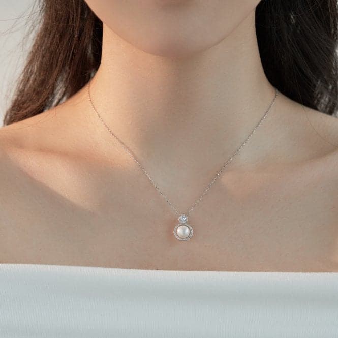 Fresh Water Pearl Dropper Necklace ERLN017Ellie Rose LondonERLN017