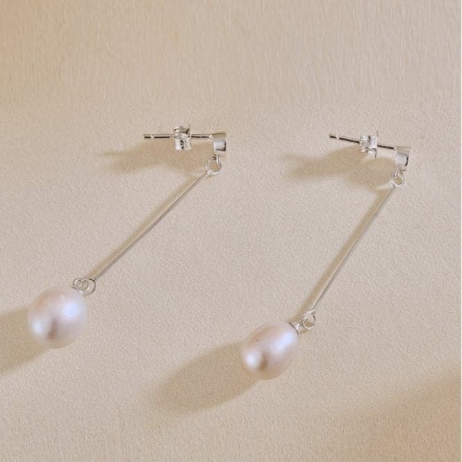 Fresh Water Pearl Long Dropper Earrings ERLE027Ellie Rose LondonERLE027