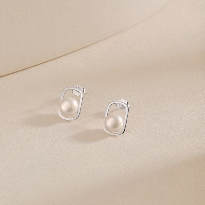 Fresh Water Pearl Oblong Set Earrings ERLE031Ellie Rose LondonERLE031