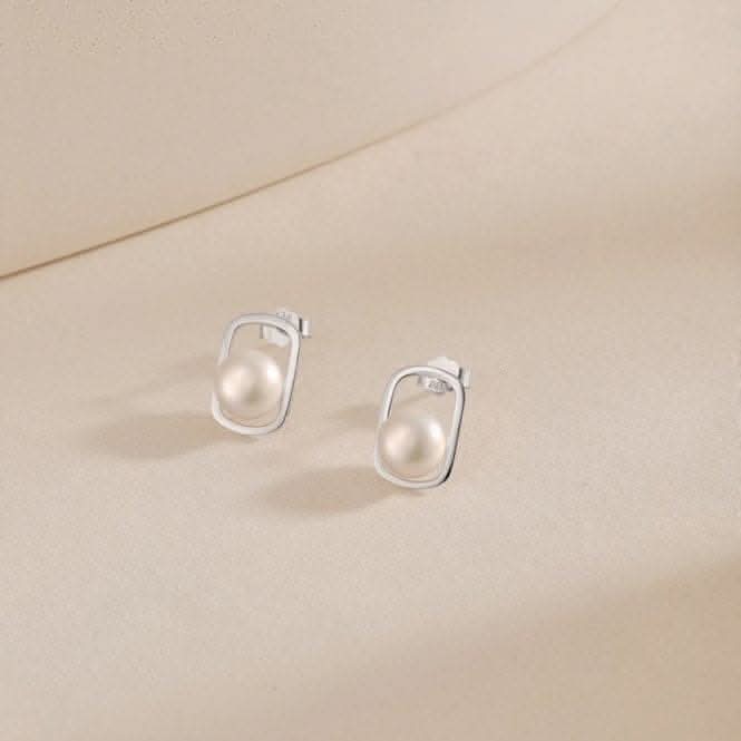 Fresh Water Pearl Oblong Set Earrings ERLE031Ellie Rose LondonERLE031