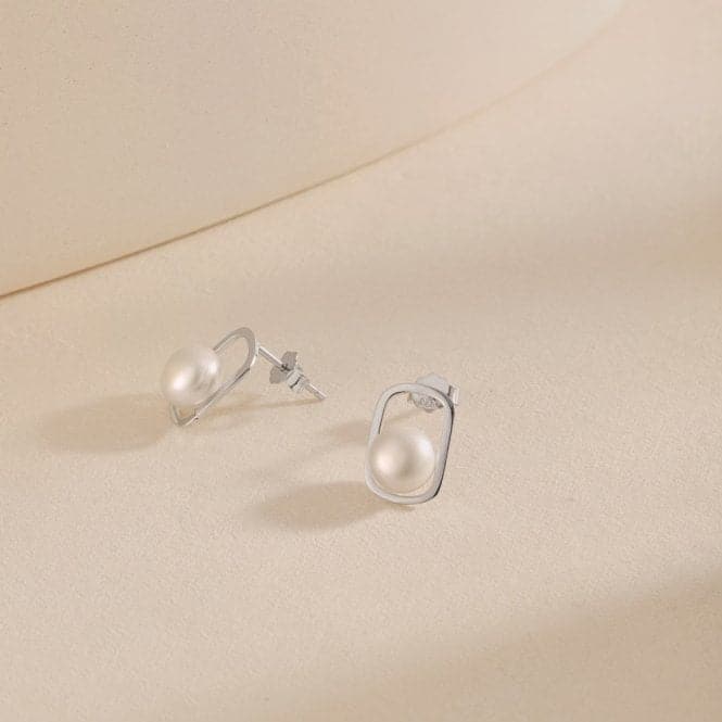 Fresh Water Pearl Oblong Set Earrings ERLE031Ellie Rose LondonERLE031