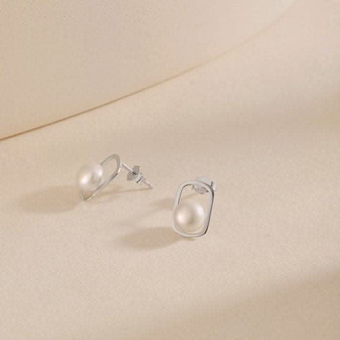Fresh Water Pearl Oblong Set Earrings ERLE031Ellie Rose LondonERLE031