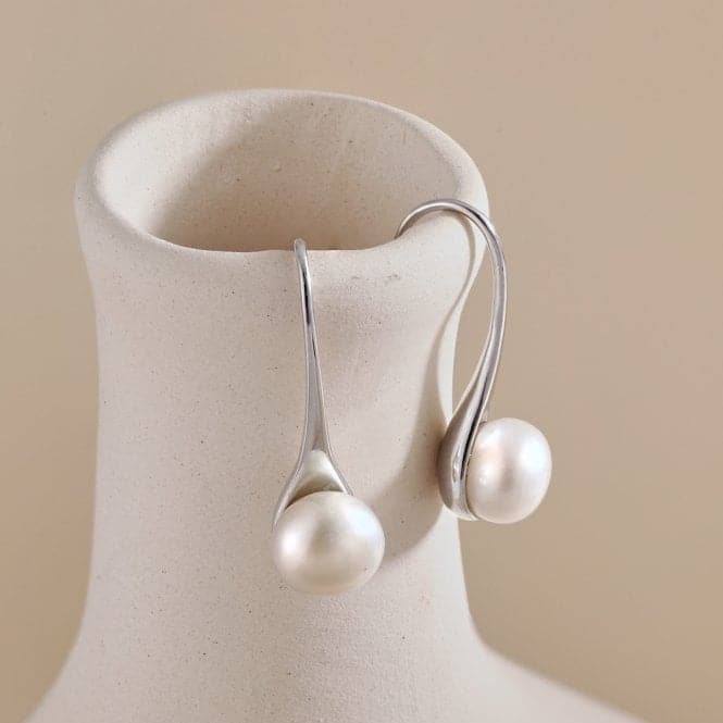 Fresh Water Pearl Rigid Dropper Earrings ERLE019Ellie Rose LondonERLE019