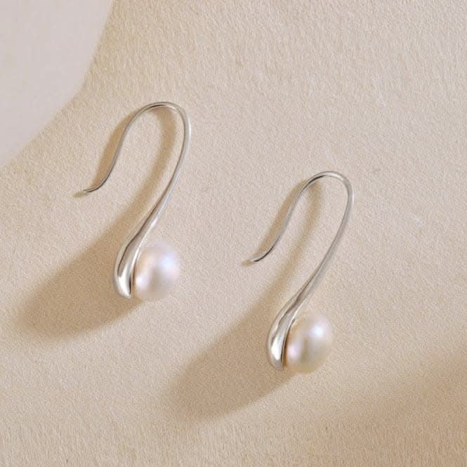 Fresh Water Pearl Rigid Dropper Earrings ERLE019Ellie Rose LondonERLE019