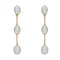 Fresh Water Pearl Tier Yellow Gold Drop Earrings GE2388WElements GoldGE2388W