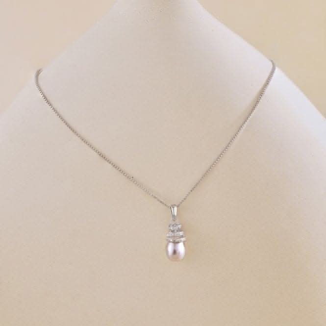 Fresh Water Pearl Twirl Necklace ERLN019Ellie Rose LondonERLN019