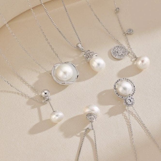 Fresh Water Pearl Twirl Necklace ERLN019Ellie Rose LondonERLN019