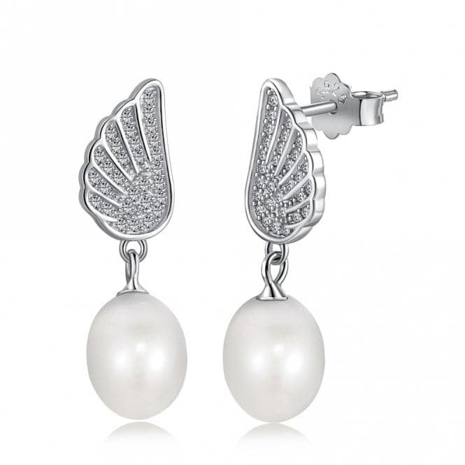 Fresh Water Pearl Wing Dropper Earrings ERLE024Ellie Rose LondonERLE024