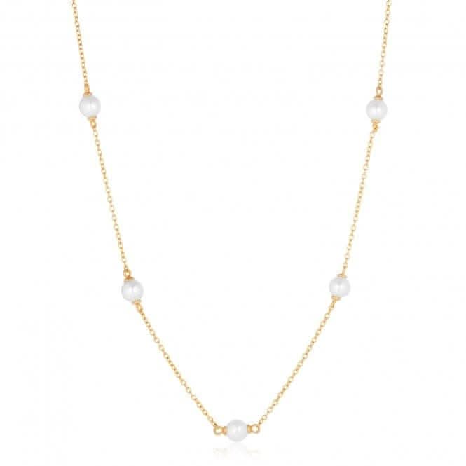 Freshwater Pearl Padua Cinque Necklace SJ - N22225 - P - YGSif JakobsSJ - N22225 - P - YG