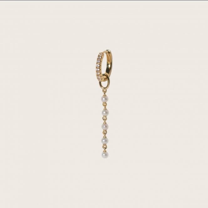 Freshwater Pearl  Perla Cinque Earring Charm SJ - CH2379 - P - YGSif JakobsSJ - CH2379 - P - YG