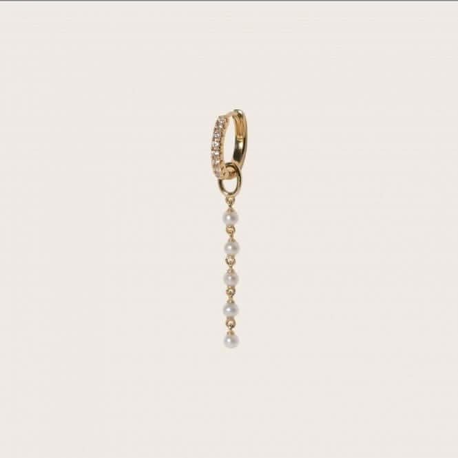 Freshwater Pearl  Perla Cinque Earring Charm SJ - CH2379 - P - YGSif JakobsSJ - CH2379 - P - YG