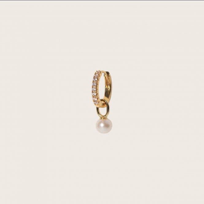 Freshwater Pearl  Perla Uno Earring Charm SJ - CH2378 - P - YGSif JakobsSJ - CH2378 - P - YG