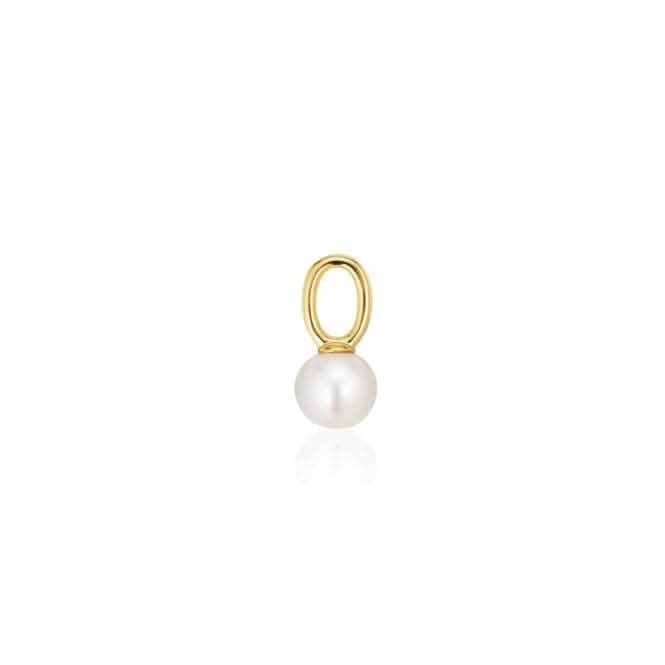 Freshwater Pearl  Perla Uno Earring Charm SJ - CH2378 - P - YGSif JakobsSJ - CH2378 - P - YG