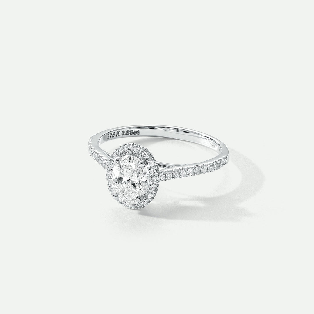 Freya | 9ct White Gold 0.85ct tw Lab Grown Diamond RingCreated BrillianceBA0071345 - M