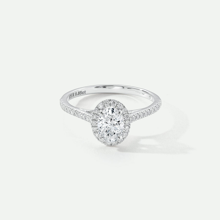 Freya | 9ct White Gold 0.85ct tw Lab Grown Diamond RingCreated BrillianceBA0071345 - M