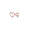 From Guess With Love Crystal Heart Rose Gold Stud Earrings UBE70041Guess JewelleryUBE70041