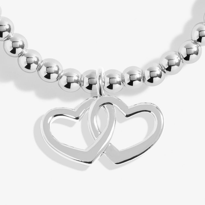 From The Heart Gift Box Friendship Silver Plated Bracelet 7679Joma Jewellery7679