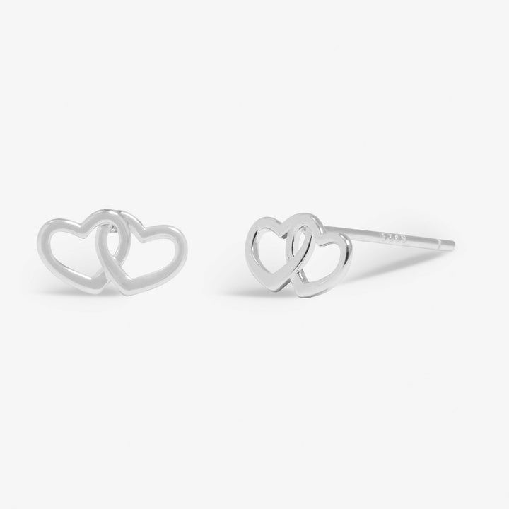 From The Heart Gift Box Friendship Silver Plated Earrings 7683Joma Jewellery7683