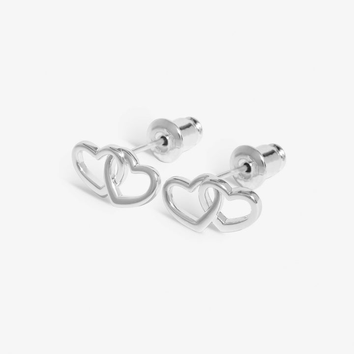 From The Heart Gift Box Friendship Silver Plated Earrings 7683Joma Jewellery7683