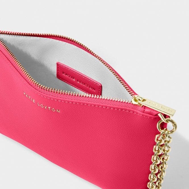 Fuchsia Astrid Chain Clutch KLB2979Katie LoxtonKLB2979