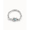 Full Moon Turquoise Metal Natural Stone BraceletUNOde50PUL2216AZUMTL0L