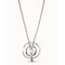 Full Moon White Metal Pearl Shell NecklaceUNOde50COL0745MTLBPL0U