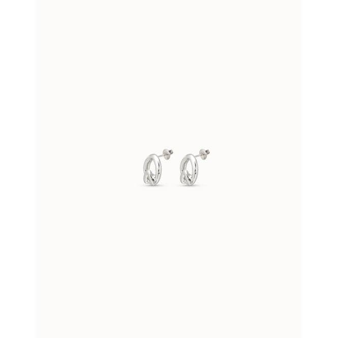 Gameof3 Silver Metal EarringsUNOde50PEN0773MTL0000U