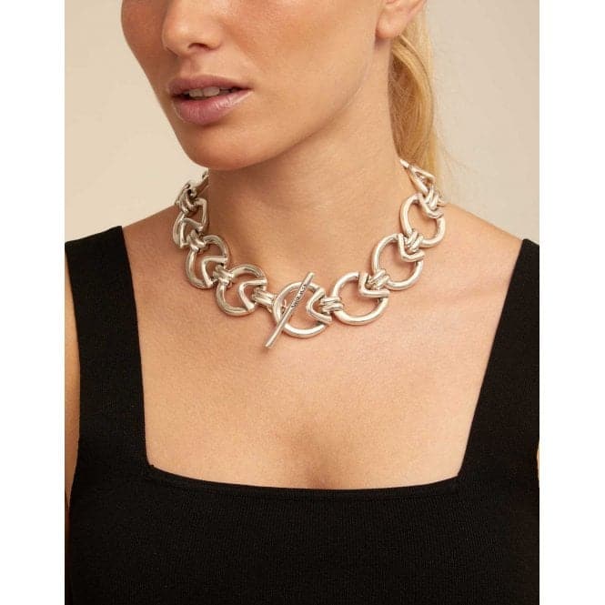 Gameof3 Silver Metal NecklaceUNOde50COL1617MTL0000U