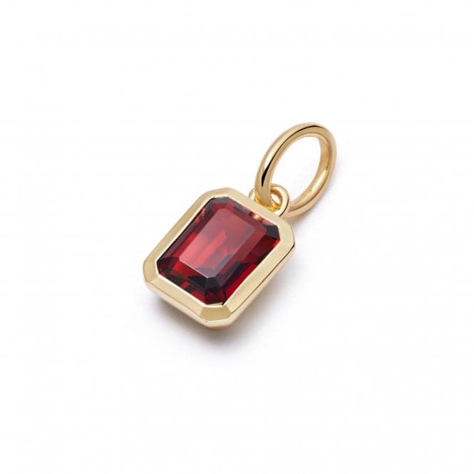 Garnet January Birthstone 18ct Gold Plated Charm PBS13_GPDaisyPBS13_GP