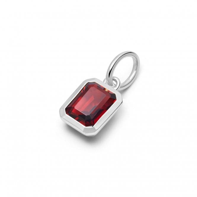 Garnet January Birthstone Sterling Silver Charm PBS13_SLVDaisyPBS13_SLV