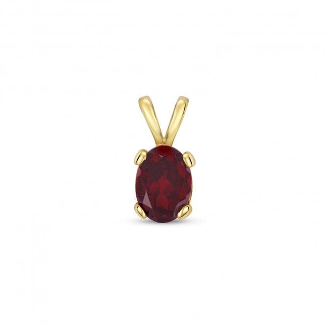 Garnet Oval Pendant PD277GGemstones JewelleryPD277G