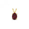 Garnet Oval Pendant PD277GGemstones JewelleryPD277G