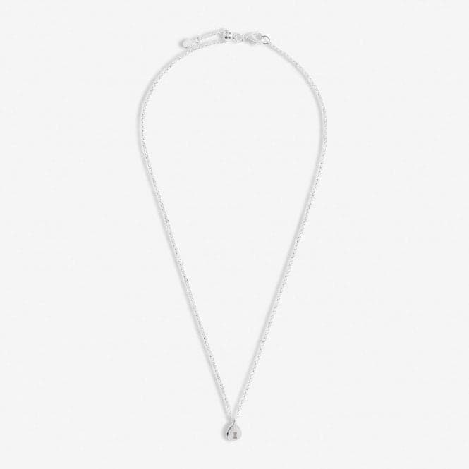 Gem Glow Teardrop Zirconia Silver Plated 46cm Adjustable Necklace 7172Joma Jewellery7172