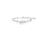 Gema Mixed Cuts Flower White Rhodium Plated Bracelet 5644687Swarovski5644687