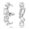 Gema White Rhodium Plated Ear Cuffs 5639331Swarovski5639331