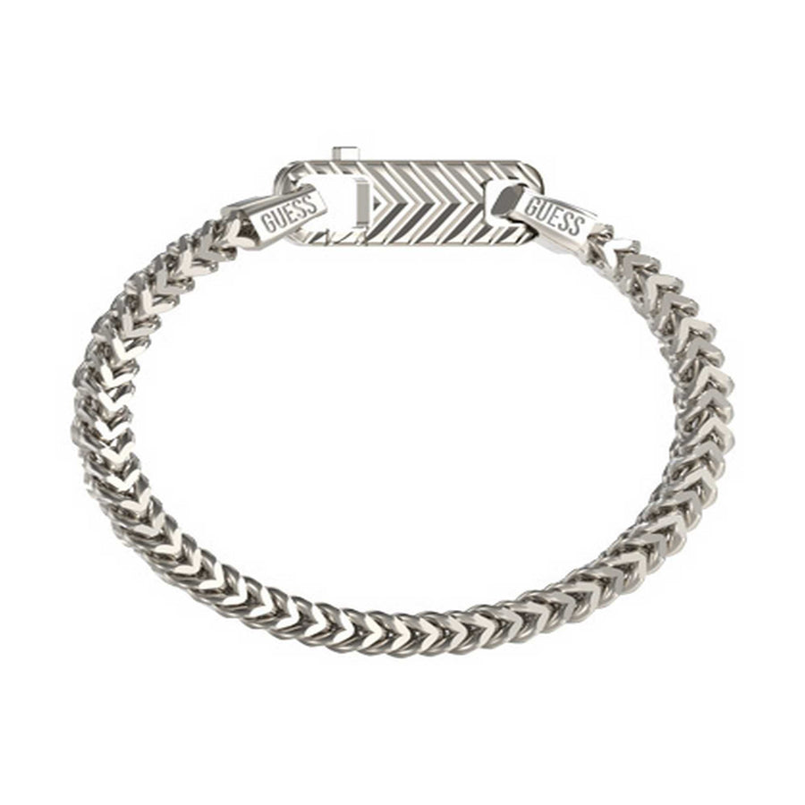 Gents 8mm Textured Hook Chain Bracelet UMB04438STLGuess JewelleryUMB04438STL