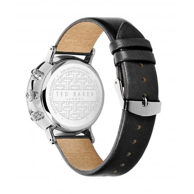 Gents Barnett Backlight Leather Black Watch BKPBAS203Ted Baker WatchesBKPBAS203UO