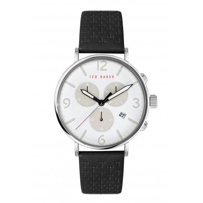Gents Barnett Backlight Leather Black Watch BKPBAS203Ted Baker WatchesBKPBAS203UO