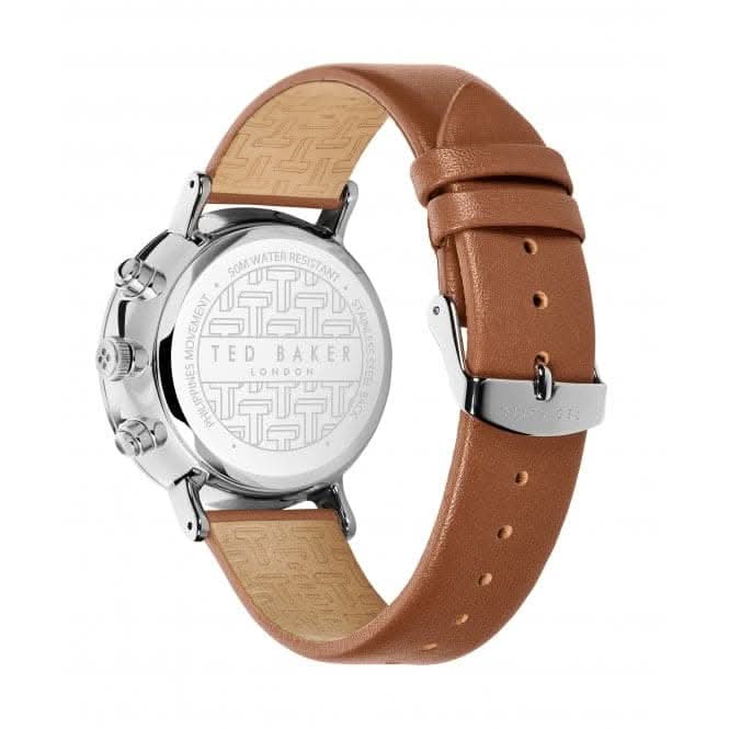 Gents Barnett Backlight Leather Tan Watch BKPBAS202Ted Baker WatchesBKPBAS202UO