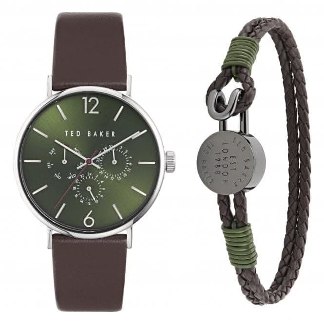 Gents Brown Leather Watch BKGFW2306Ted Baker WatchesBKGFW2306